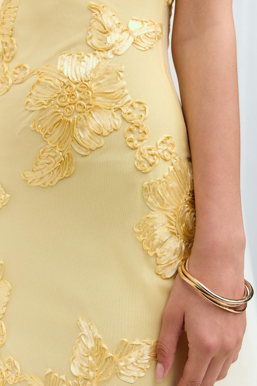 Embroidery Maxi Dress