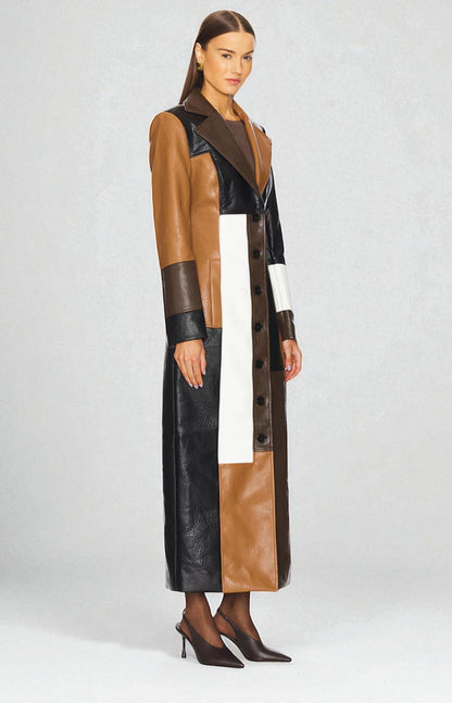 Nora Leather Coat