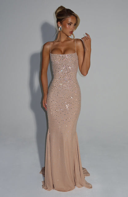 Serena Crystal Maxi Dress