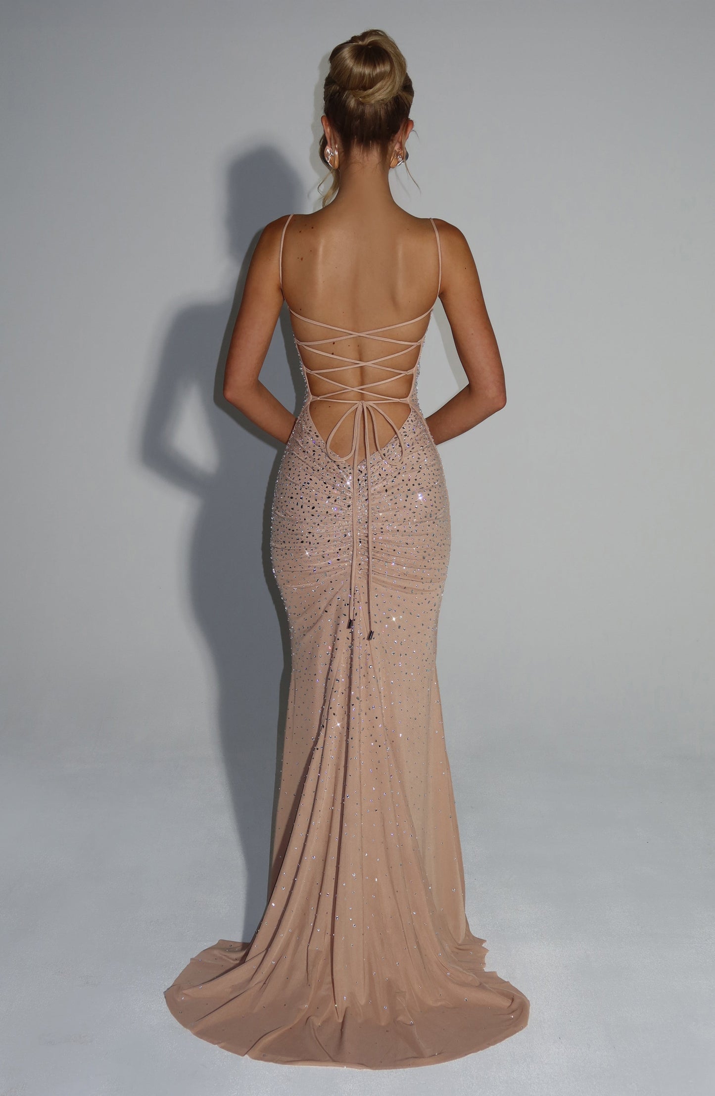 Serena Crystal Maxi Dress